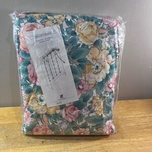 Vtg Givenchy Atelier Martex Clemenceau Floral Balloon Shade 88x90 Pink NEW